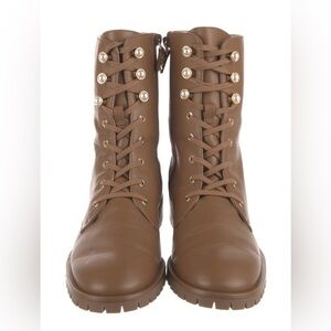 Stuart Weitzman Leather Combat Boots
